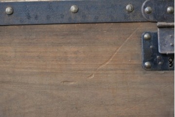 フランスアンティーク　1900年から1910年頃　超希少!!　LOUIS VUITTON(ルイ・ヴィトン)　No.126338　船旅の時代を物語る大型スティーマートランク　(R-089907)