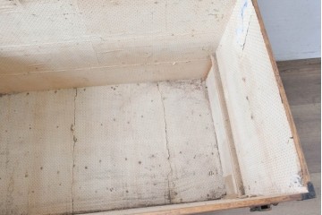 フランスアンティーク　1900年から1910年頃　超希少!!　LOUIS VUITTON(ルイ・ヴィトン)　No.126338　船旅の時代を物語る大型スティーマートランク　(R-089907)