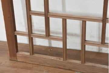 韓国アンティーク建具　1930年頃　李朝建具　幾何学デザインのパネル2枚セット　(R-089932)