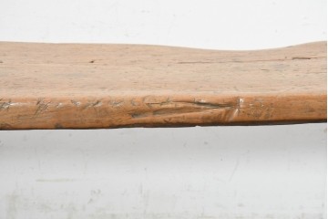 バリアンティーク　1920年から1950年頃　自然な木の形を生かした古材の木製ベンチ　(R-089958)
