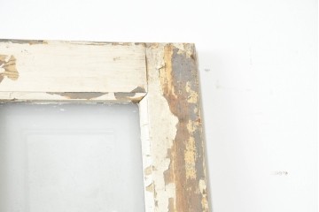 フランスアンティーク建具　1900年頃　庭園を描いた美しいエッチングガラス入りドア1枚　(R-089963)