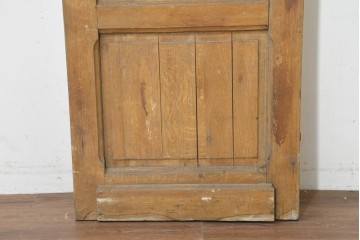 フランスアンティーク建具　1900年頃　庭園を描いた美しいエッチングガラス入りドア1枚　(R-089963)