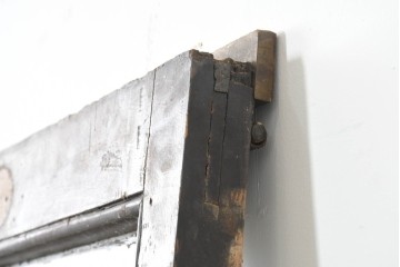 イギリスアンティーク建具　1920年頃　優美な装飾模様のエッチングガラス入りドア1枚　(R-089965)