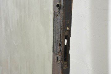 イギリスアンティーク建具　1920年頃　優美な装飾模様のエッチングガラス入りドア1枚　(R-089965)