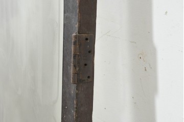 イギリスアンティーク建具　1920年頃　優美な装飾模様のエッチングガラス入りドア1枚　(R-089965)