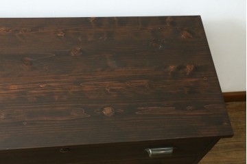 和製ヴィンテージ　和モダンな印象に仕上げた桐箪笥ローチェスト(R-089983)