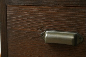 和製ヴィンテージ　和モダンな印象に仕上げた桐箪笥ローチェスト(R-089983)