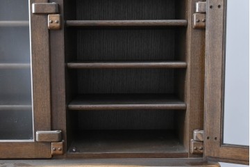 中古　美品　柏木工(KASHIWA)　WILDERNESS(ウィルダネス)　オーク材　落ち着いた佇まいのキャビネット　定価約75万円　(R-089987)