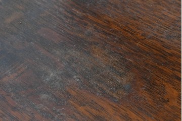 イギリスアンティーク　1920年頃　オーク材　幾何学模様が印象的なコンソールテーブル　(R-090004)