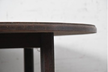 イギリスアンティーク　1940年頃　オーク材　飾って楽しめるショーケース付きコーヒーテーブル　(R-90009)