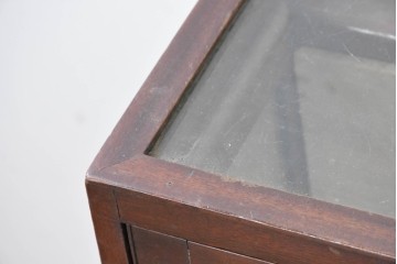 和製アンティーク　希少デザイン　引き出し34杯付き!　カウンターキャビネット　(R-090044)