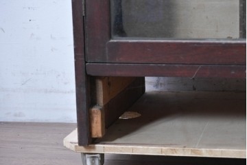和製アンティーク　希少デザイン　引き出し34杯付き!　カウンターキャビネット　(R-090044)