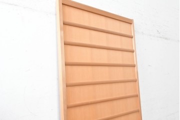 ヴィンテージ建具　昭和後期　柾目が魅力的な舞良戸1枚　(R-090061)