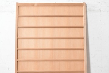ヴィンテージ建具　昭和後期　柾目が魅力的な舞良戸1枚　(R-090061)