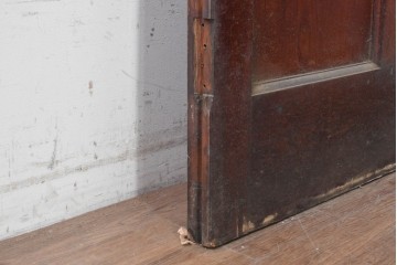 イギリスアンティーク建具　1940年頃　高さ約2.5m　型ガラスがアクセントを添える引き戸1枚　(R-090074)