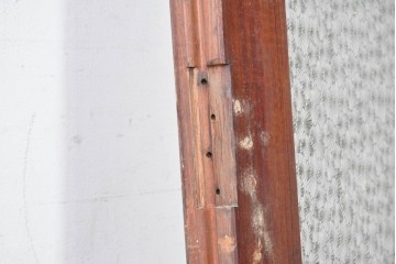 イギリスアンティーク建具　1940年頃　高さ約2.5m　型ガラスがアクセントを添える引き戸1枚　(R-090075)