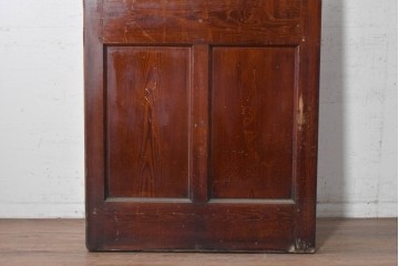 イギリスアンティーク建具　1940年頃　高さ約2.5m　型ガラスがアクセントを添える引き戸1枚　(R-090075)