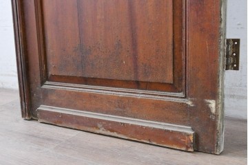 イギリスアンティーク　1920年頃　特大!!　高さ約2.7m　妖精のような女性と小鳥を描いたエッチングガラス入りドア1枚　(R-090082)