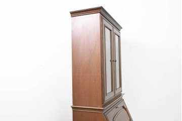 中古　maruni(マルニ木工)　地中海ロイヤルシリーズ(ROYAL)　格調高いビューローブックケース　定価約48万円　(R-090088)