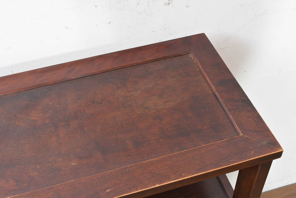 中古　美品　北海道民芸家具　HM105　和の空間に合うシンプルモダンな茶棚　定価約23万円　(R-090090)