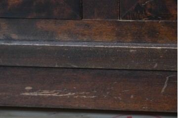 中古　美品　北海道民芸家具　HM105　和の空間に合うシンプルモダンな茶棚　定価約23万円　(R-090090)