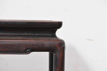 和製アンティーク　1940年頃　花梨(カリン)材　端正な直線美が魅力の花台　(R-090093)