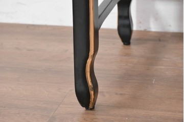 アジアンヴィンテージ　シノワズリ様式のインテリアにぴったり!　花鳥図が美しいサイドテーブル　(R-090095)