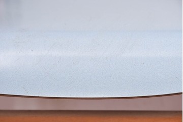 【簡易リペア限定品】　イギリスヴィンテージ　スタッキングできるライトブルーカラーのチャイルドチェア6脚セット　(R-090098)