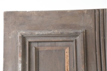 イギリスアンティーク建具　1910年頃　オーク材　特大!!　モールディングが重厚な佇まいを見せるドア1枚　(R-090106)