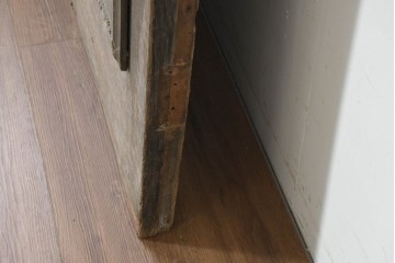 イギリスアンティーク建具　1910年頃　オーク材　特大!!　モールディングが重厚な佇まいを見せるドア1枚　(R-090106)