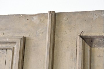 イギリスアンティーク建具　1910年頃　オーク材　特大!!　モールディングが重厚な佇まいを見せるドア1枚　(R-090106)
