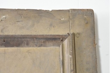 イギリスアンティーク建具　1910年頃　オーク材　特大!!　モールディングが重厚な佇まいを見せるドア1枚　(R-090106)