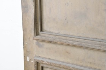 イギリスアンティーク建具　1910年頃　オーク材　特大!!　モールディングが重厚な佇まいを見せるドア1枚　(R-090106)