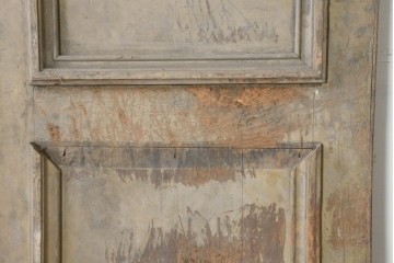 イギリスアンティーク建具　1910年頃　オーク材　特大!!　モールディングが重厚な佇まいを見せるドア1枚　(R-090106)