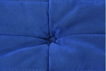 新古　未使用保管品　ligne roset(リーン・ロゼ)　ROSETTOGO(ロゼトーゴ)　鮮やかなブルーと包み込むようなフォルムが印象的なパフ　(R-090117)