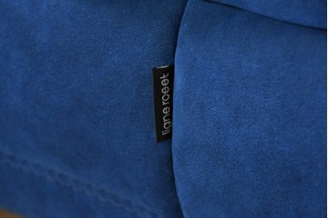 新古　未使用保管品　ligne roset(リーン・ロゼ)　ROSETTOGO(ロゼトーゴ)　鮮やかなブルーと包み込むようなフォルムが印象的なパフ　(R-090117)
