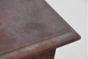 イギリスアンティーク　1920年頃　オーク材　ツイストレッグと面取りミラーが美しいミラーバックサイドボード　(R-090119)