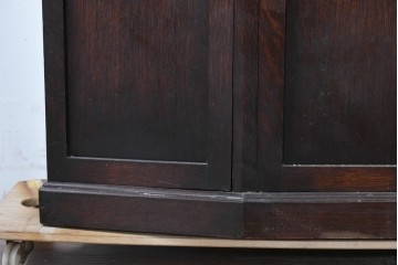 イギリスアンティーク　オーク材　重厚感あふれるブックケース　(R-090129)