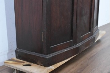 イギリスアンティーク　オーク材　重厚感あふれるブックケース　(R-090129)
