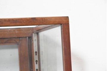 イギリスアンティーク　1930年頃　希少デザイン!!　小振りな引き出し付きガラスケース　(R-090145)