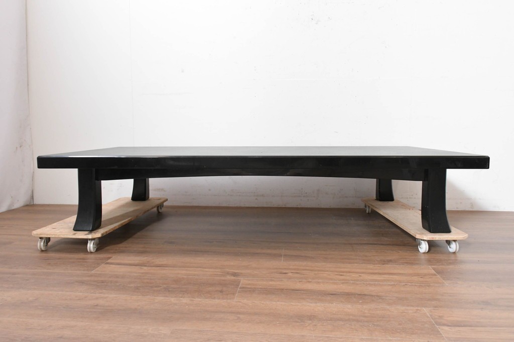 中古　美品　輪島塗　落ち着いた色合いが上品な座卓　定価約130万円　(R-090153)