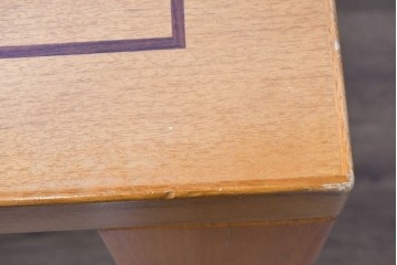 中古　KOSUGA(コスガ)　MILANO(ミラノ)シリーズ　2208　天板の象嵌意匠がアクセントのダイニングテーブル　(R-090154)