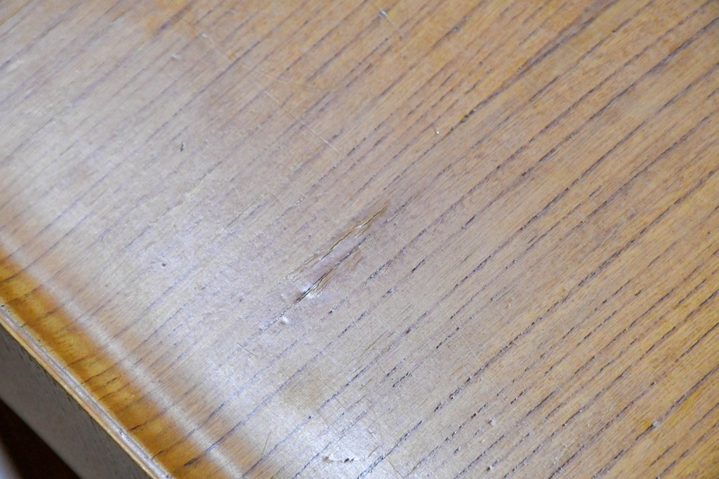 和製ヴィンテージ　天童木工(Tendo)　剣持勇氏デザイン　Haco(箱)　T-6002　やわらかなフォルムのセンターテーブル　現行定価約34万円　(R-090155)