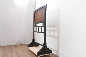 和製アンティーク　大正ロマン　和洋折衷の趣を感じさせる衝立　(R-090164)