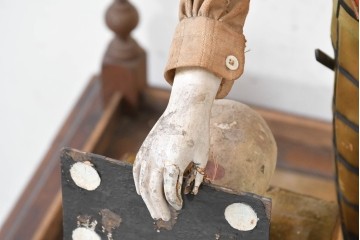  ヨーロッパアンティーク　1910年から1940年頃　激レア!　Clown Escamoteur(手品師のピエロ)　精巧なからくりと圧倒的な存在感が目を惹く大型オートマタ付きオルゴール(R-090168)