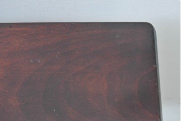 中古　松本民芸家具　F型食卓　クラシカルな脚のデザインが目を引くダイニングテーブル　定価約42万円　(R-090176)