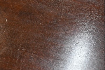 中古　松本民芸家具　F型食卓　クラシカルな脚のデザインが目を引くダイニングテーブル　定価約42万円　(R-090176)
