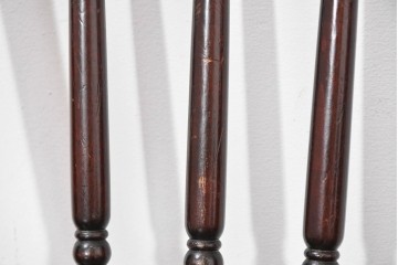 中古　松本民芸家具　16型スピンドルチェア　クラシカルなダイニングチェア4脚セット　定価(4脚合計)約48万円　(R-090177)