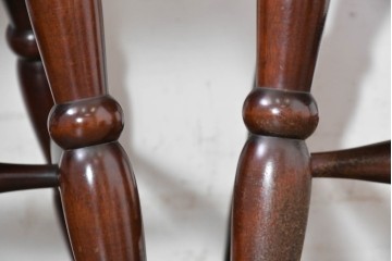 中古　松本民芸家具　16型スピンドルチェア　クラシカルなダイニングチェア4脚セット　定価(4脚合計)約48万円　(R-090177)