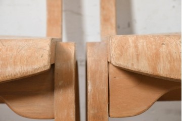 イギリスヴィンテージ　スタッキングできるスクールチェア5脚セット　(R-090181)